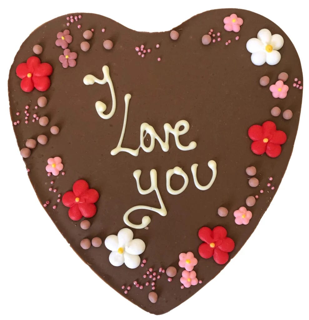 "I Love You" Chocolate Heart