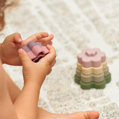 Ice cream stackable - silicone toy