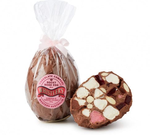 Milk Chocolate Turkish Delight & Almond Rocky Road Easter Egg 300g